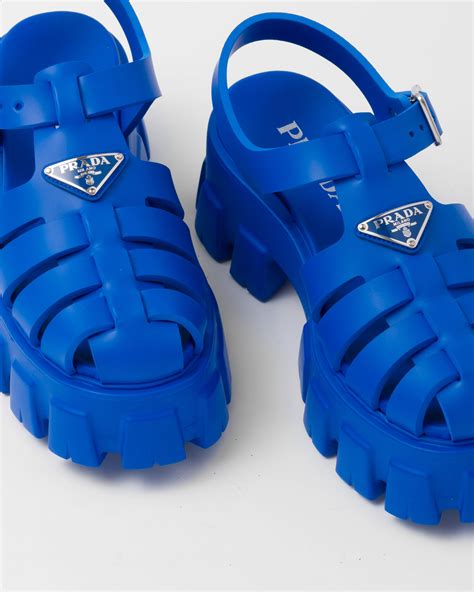 blue prada sandals|where to buy Prada shoes.